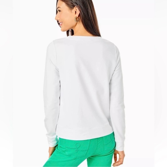 NWOT- Lilly Pulitzer Rami Lucky Sweatshirt - Picture 2 of 9
